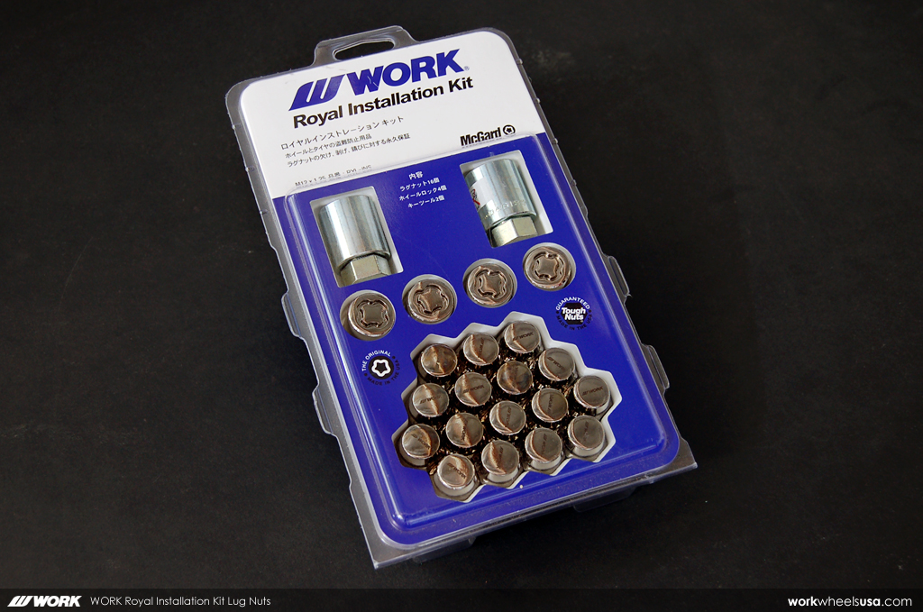 Evasive Motorsports Work Royal Installation Kit Lug Nuts 12x1.25