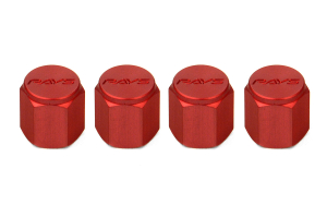 Rays Engineering Valve Cap Set - Red