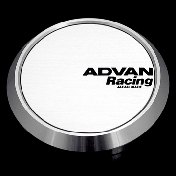Advan Center Cap - Flat Cap (White) - 63mm