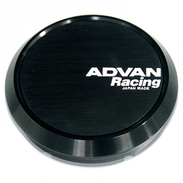 Advan Center Cap - Flat Cap (Black) - 63mm