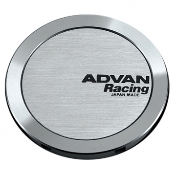 Advan Center Cap - Full Flat Cap (Silver Alumnite) - 63mm