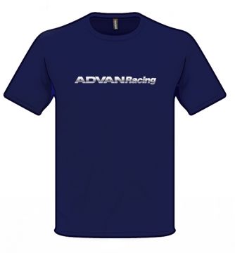 Advan Racing Tee w/ Advan Wheel Design - Blue
