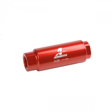 Aeromotive SS Series In-Line Fuel Filter - 3/8in NPT - 40 Micron Fabric Element