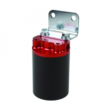 Aeromotive Canister Filter - Red / Black (100 Micron)