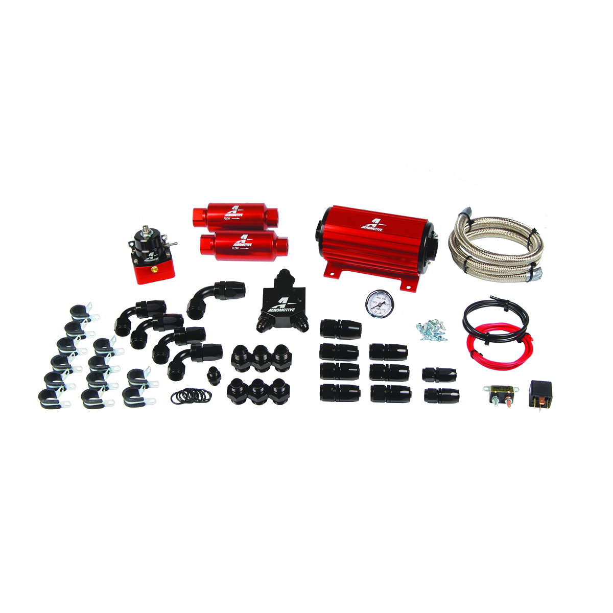 Evasive Motorsports Aeromotive Fuel Pump and Regulator Kit Eliminator EFI Fuel