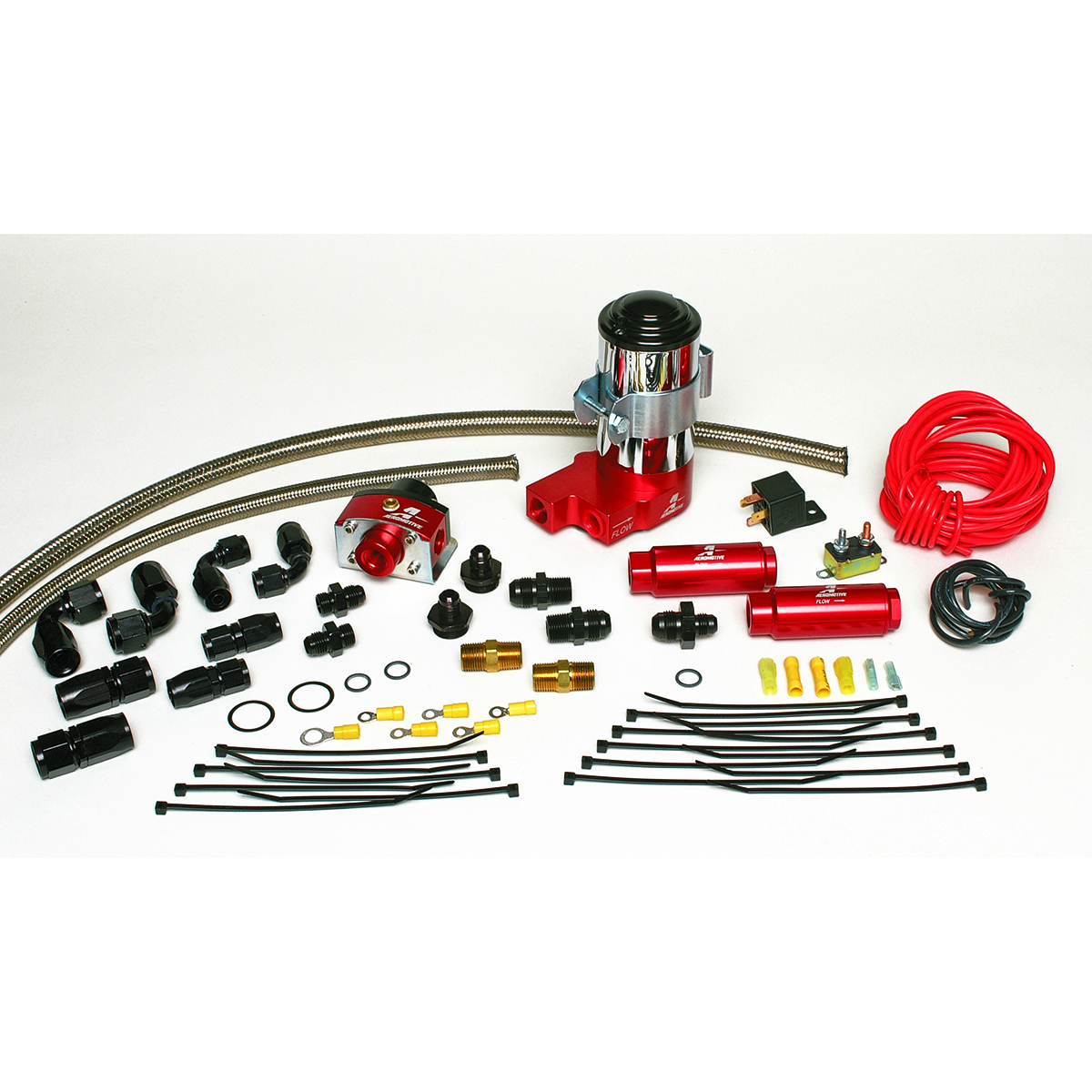 Evasive Motorsports Aeromotive Fuel Pump and Regulator Kit Complete SS