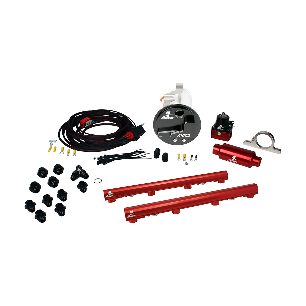 Evasive Motorsports Aeromotive Fuel Pump Kit A1000, 14116 Rails