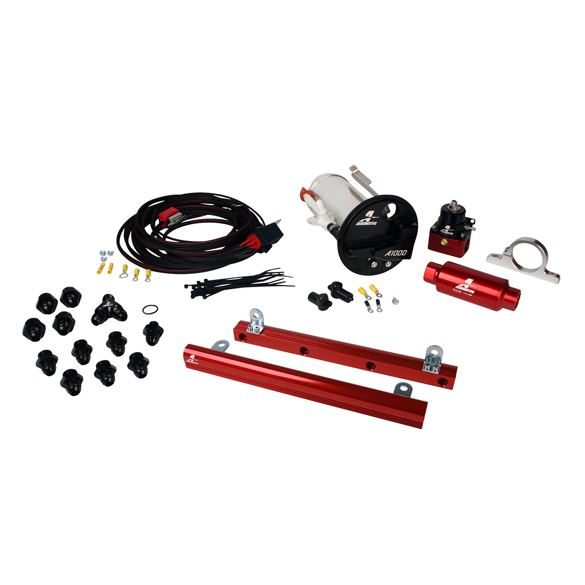 Evasive Motorsports Aeromotive Fuel Pump Kit A1000, 14144 Rails