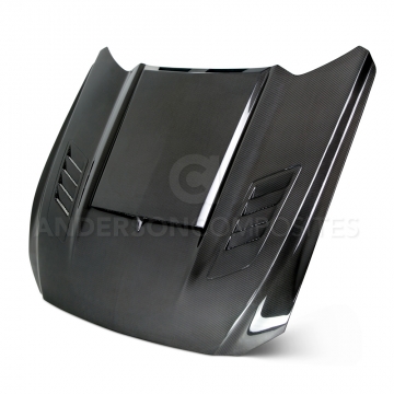 Anderson Composites Ram Air Double Sided Hood - Ford Mustang 2015-2017