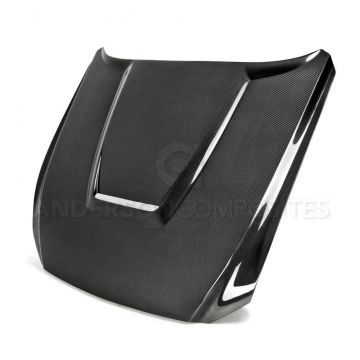 Anderson Composites GT350 Style Double Sided Hood - Ford Mustang 2015-2017