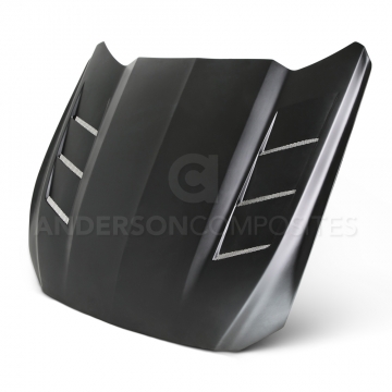 Anderson Composites Heat Extractor Hood (FRP) - Ford Mustang 2015-2017
