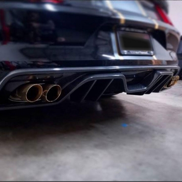 Anderson Composites Type-AR Rear Diffuser Quad Tip - Ford Mustang 2015-2017