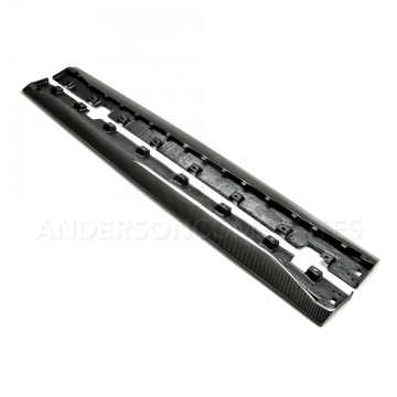 Anderson Composites Type-AR Rocker Panel Splitter - Ford Mustang 2015-2018