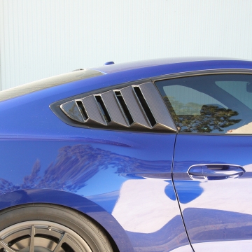 Anderson Composites Type-V Window Louvers - Vented - Ford Mustang 2015-2018