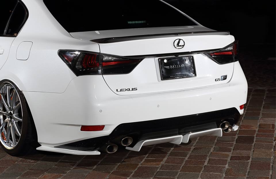 Evasive Motorsports Artisan Spirits Black Label Rear Diffuser (FRP) Lexus GSF (URL10) 1620