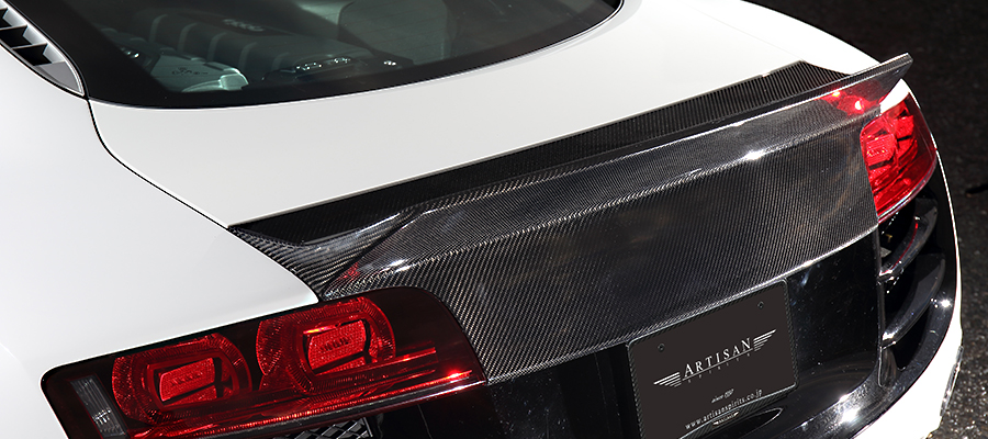 Audi r8 shop rear spoiler