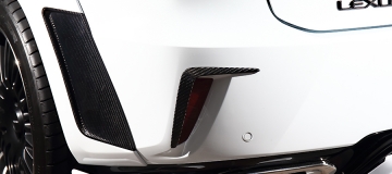 Artisan Spirits Black Label Rear Bumper Garnish (FRP) - Lexus RX-F Sport 2015-2019