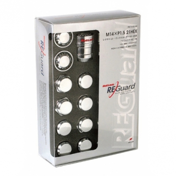 Bull Lock REGuard Lock & Nut Set (20 Pcs) - 14x1.50 Chrome