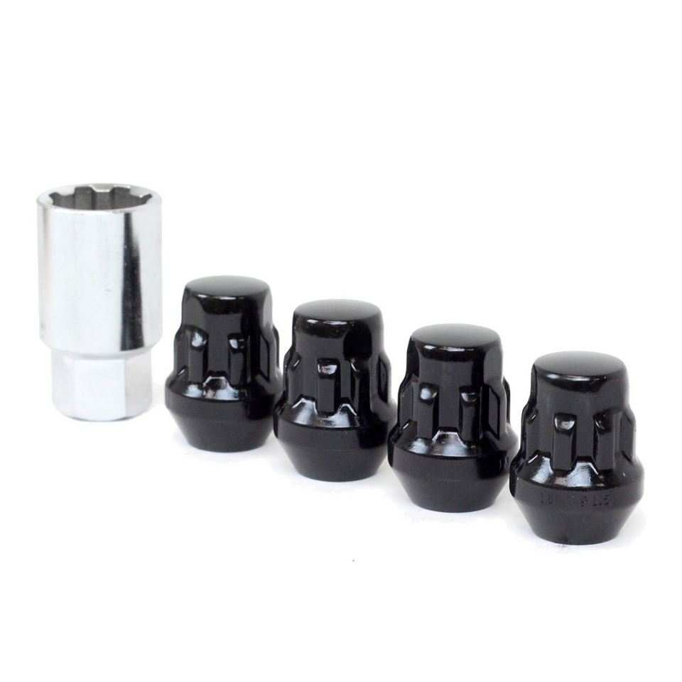 たぬちゃ Evasive Motorsports: Bull Lock Wheel Locks - 12x1.50 17mm Hex Black