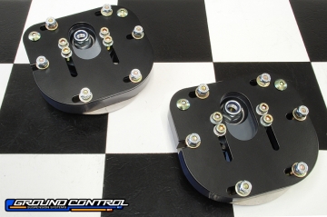 Ground Control Camber Caster Plates (Rally w/Reinforcement)- Subaru WRX 02-07