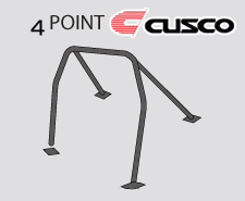 Cusco D1 Roll Cage - Subaru Impreza WRX STI 08-14 Non-Sunroof (4-pnt, 2 Pass)