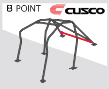 Cusco D1 Roll Cage - Nissan GT-R 07-13 (8-pnt, 2 Pass, Dash-Through)