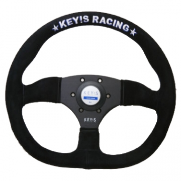 Key's Steering Wheel - D-Shape Type 345mm Suede