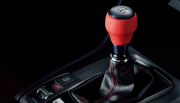 JDM Honda Access Civic Type R Red Leather Shift Knob