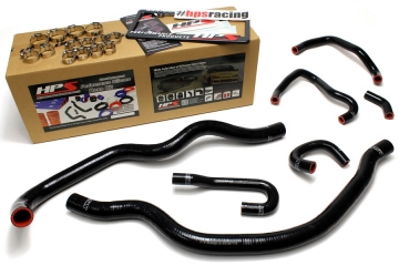 HPS Radiator + Heater Hose (Black) - Honda S2000 00-05