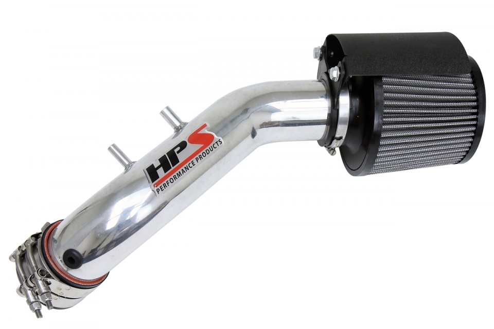 Evasive Motorsports: HPS Shortram Air Intake w/ Heat Shield - Honda Accord  2.4L without MAF Sensor 03-06 (Polish)
