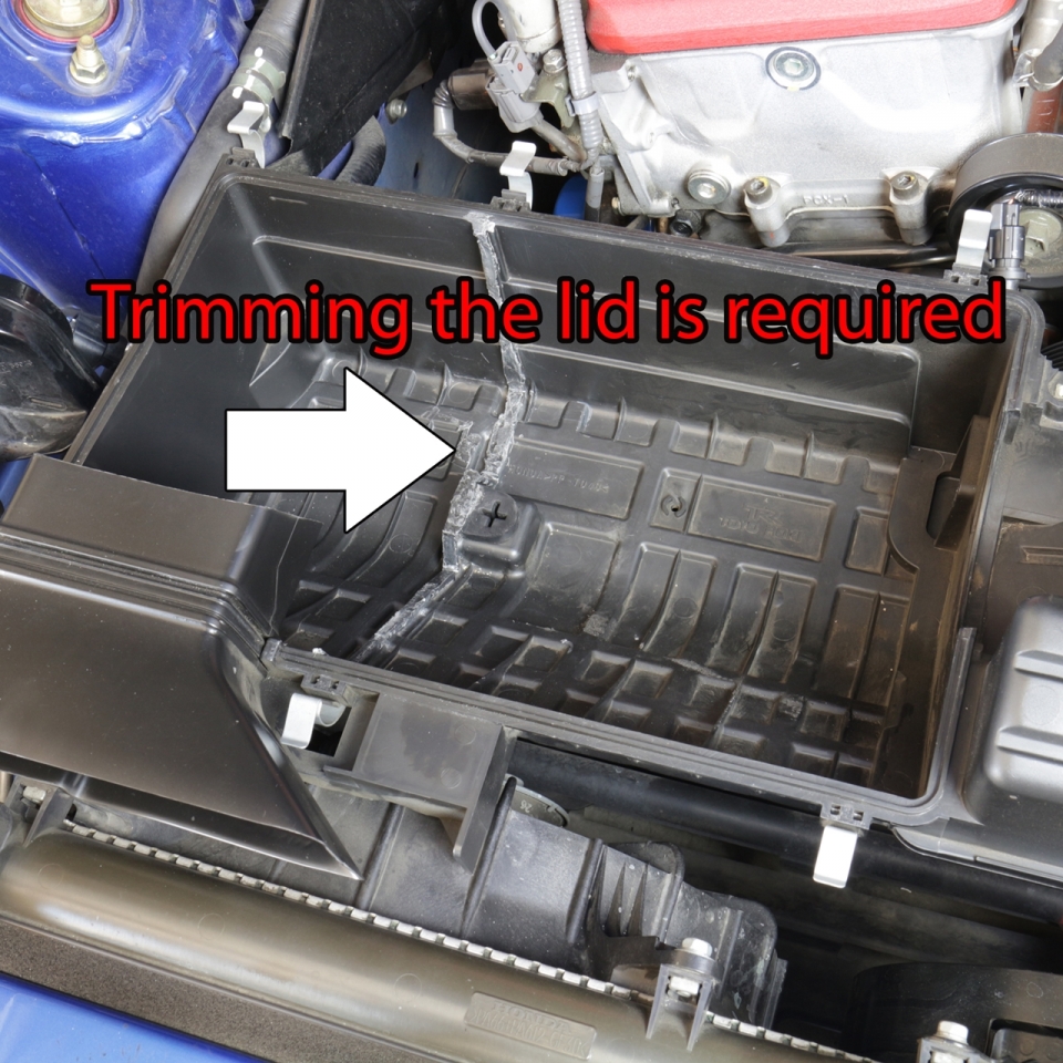 cover S2000 Air Box Evasive Motorsports: HPS Silicone Air Intake Honda S2000 AP2 F22  06-09 (Blue)