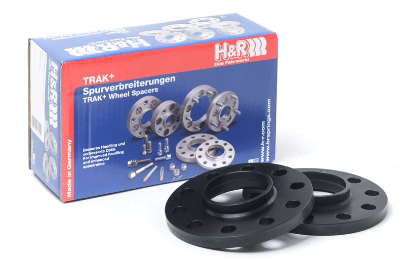 5x120/72.5/14x1.5/Black H&R 35mm DRM Bolt-On Wheel Spacers for Land Rover