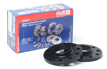 H&R DR Wheel Spacers (Black) - 10mm / 5x100 / 14x1.5 / Bore: 57.1