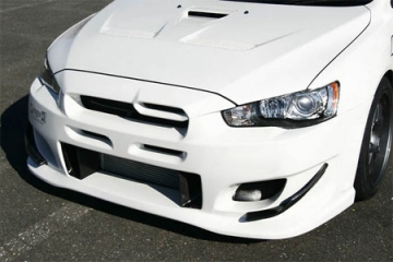 Ings+1 N-Spec Front Bumper (FRP) - Mitsubishi EVO X 08+