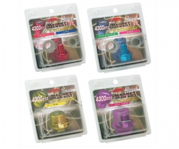 Project Kics Magnetic Drain Plug - Purple M16x1.5