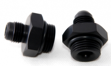 K-Tuned Fuel Rail Adapters (Hi-Flow 8AN to 6AN) - Pair
