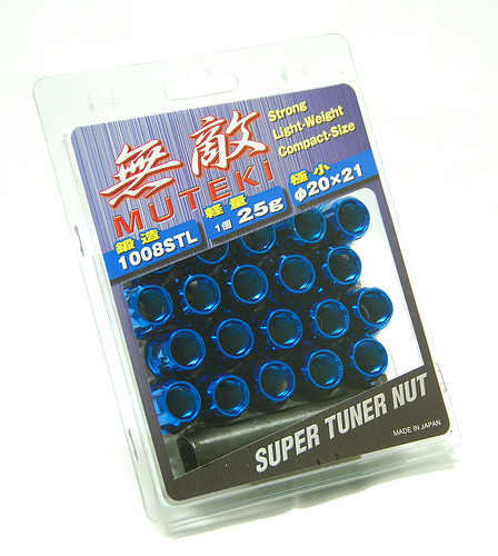 Evasive Motorsports: Muteki Classic Lug Nuts - Blue (Open Ended