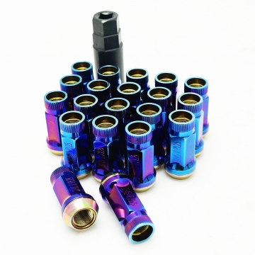 Muteki SR45R Lug Nuts - Burned Blue - 12x1.25