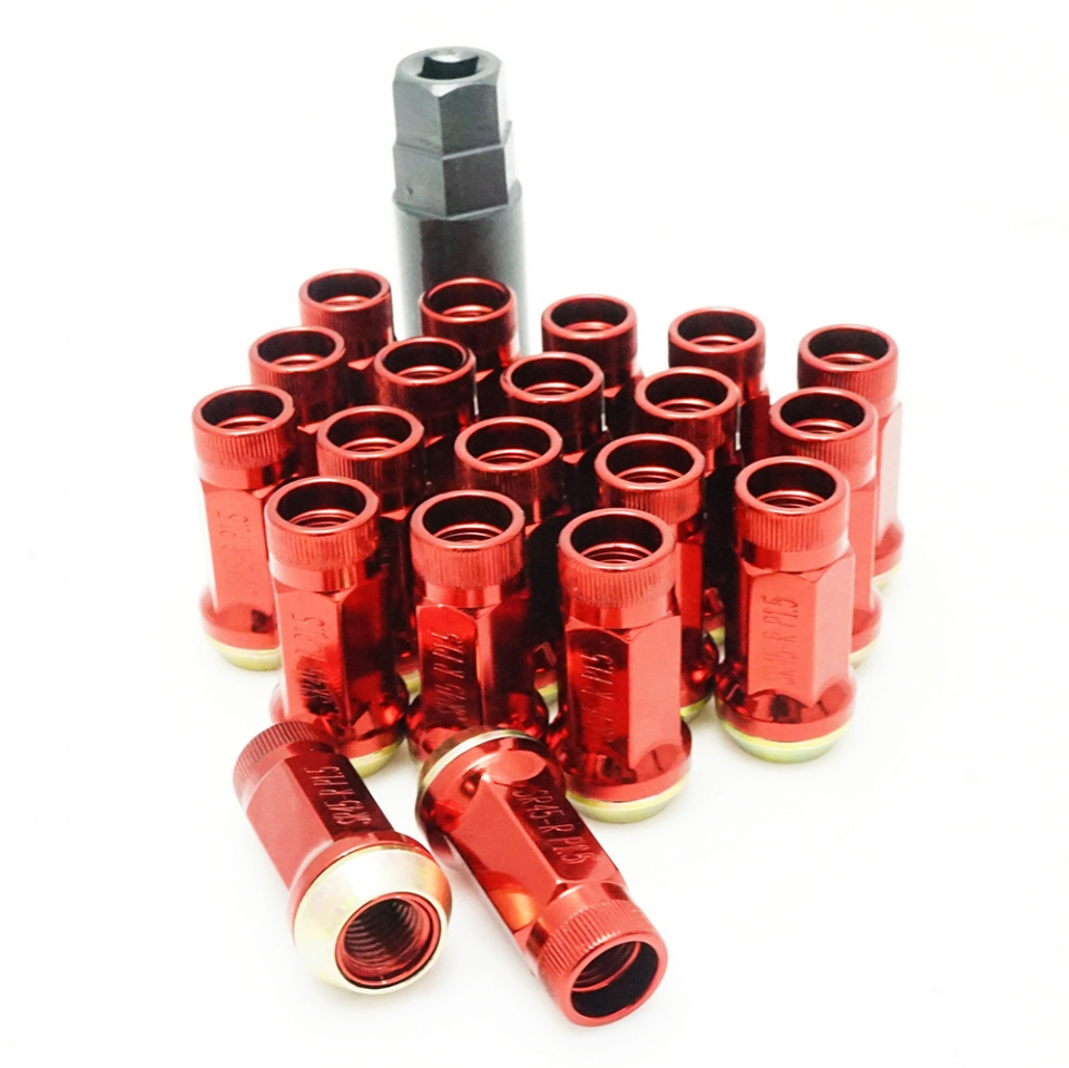 4253てす Evasive Motorsports: Muteki SR45R Lug Nuts - Red - 12x1.5