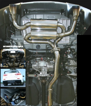 MXP Exhaust System - Mitsubishi EVO X 08+