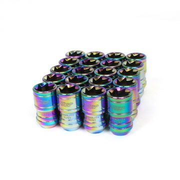Project Kics Monolith TI/06 Lug Nuts - 12x1.25 (Neochrome)
