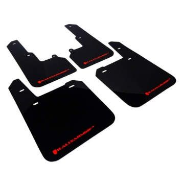 Rally Armor Urethane Mud Flaps - Volkswagen MKVII Golf R 15-16 (Black/Red Logo)