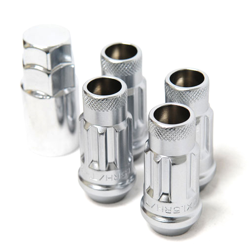 Evasive Motorsports Muteki SR48 Wheel Locks Satin Silver (Open Ended