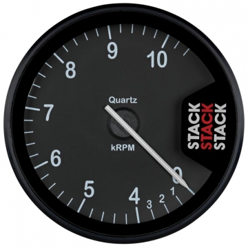 Stack Clubman Tachometer - 0~10,000RPM (Black)