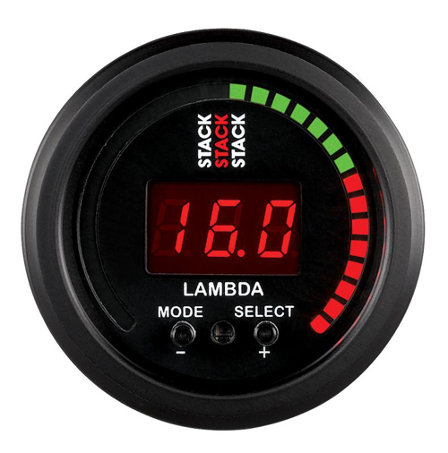 Evasive Motorsports: STACK Digital Wideband Gauge - Air/Fuel Ratio (Lambda)