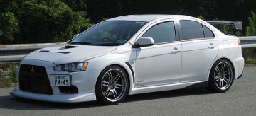 Voltex Front Lip Spoiler - Mitsubishi EVO X 08-16