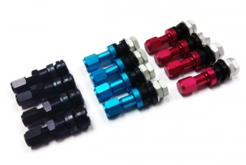 Work Valve Stems (Set of 4) - Black