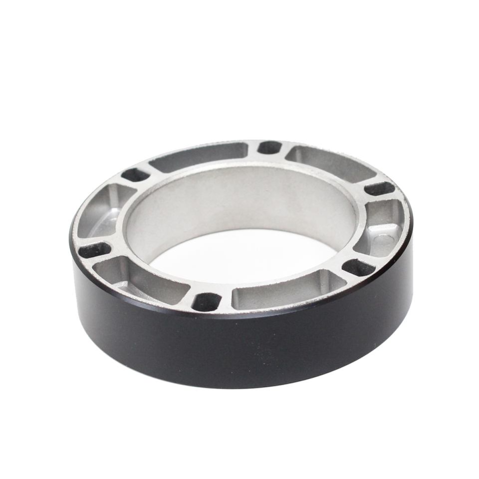 WORKSBELL 25MM STEERING WHEEL HUB SPACER KIT ADAPTER ALUMINUM UNIVERSAL BLACK