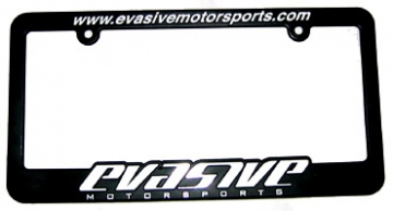Evasive Motorsports License Plate Frame