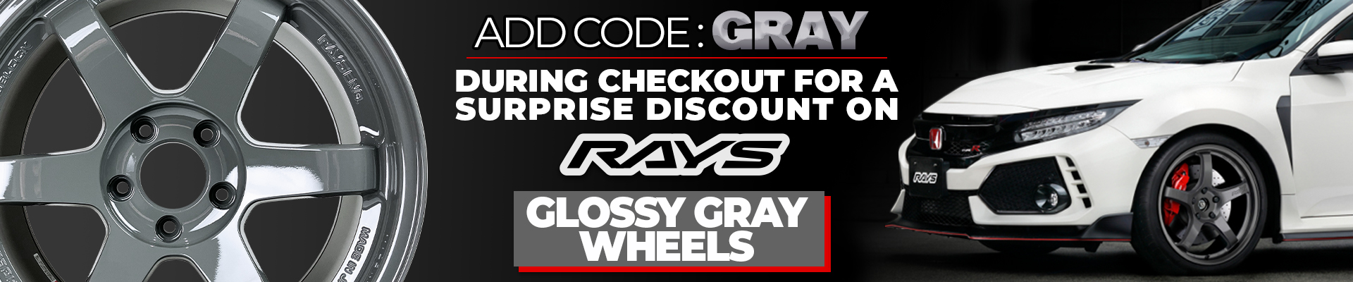 RAYS Glossy Gray Wheel Sale